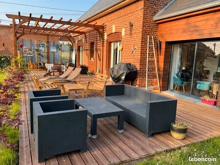 magnifique corps de ferme et ensemble immobilier entre saint-quentin et cambrai