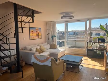 duplex d’exception – 110 m² – vue panoramique sur lille – terrasses est/ouest – 2 parkings