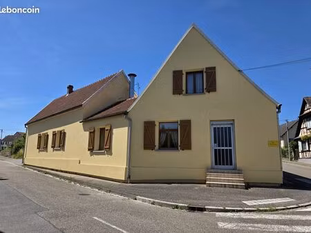 bischwiller - vaste bâtiment mixte 345 m² exploitables - haut potentiel commercial et/ou r
