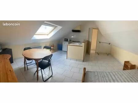 studio meublé 15 m² – charges comprises – proche angers / belle-beille
