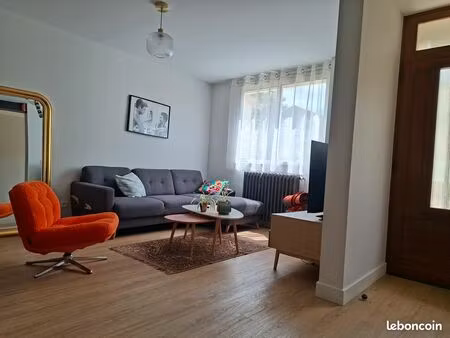 maison meublée 105 m² – prêt à vivre  jardin inclus