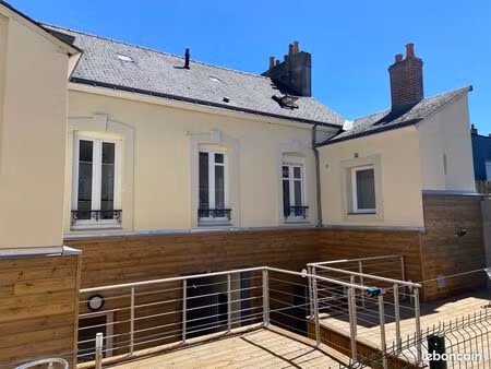 chambre meublée appartement 70 m² - all inclusive - grande terrasse - hypercentre le mans 