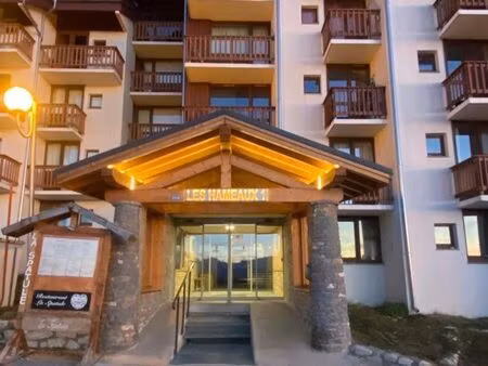studio à vendre – plagne villages – au pied des pistes – 20 m² + balcon
