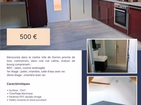 location maison gorron