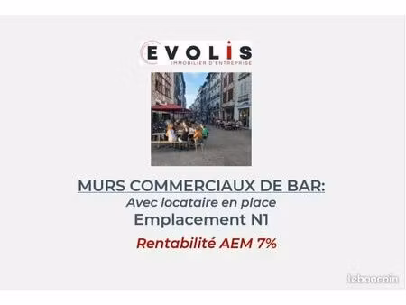 murs commerciaux 43 m² bayonne