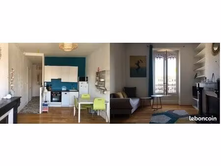 t2 bis meublé / championnet caserne de bonne
