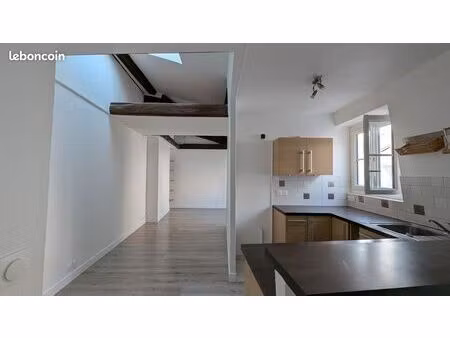 ?location atypique f2 de 42m² / 56m² centre ville