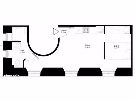 appartement t1bis