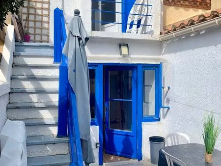 ⭐ canet-port – petite maison de charme à 2 pas de la plage