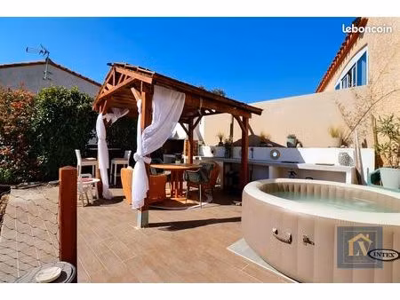 villa de plain-pied 3 faces – 110 m² habitables – terrain 532 m² – économe en énergie – ca