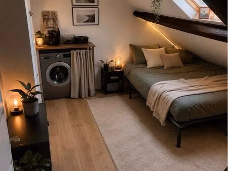 studio 27 m² lumineux avec mezzanine – proche transports