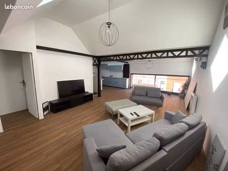 loft refait à neuf 130m2 3 chambres