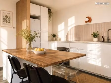 ? superbe t2 meublé 50m² avec jardin & garage – proche gare  centre & université