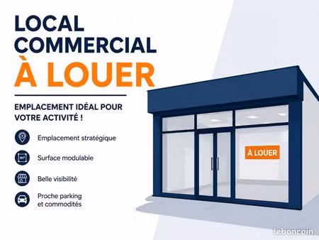 local commercial à louer barneville bourg