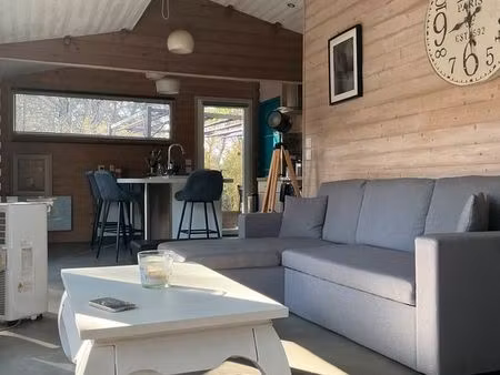 maison bois t2 dans la pinède