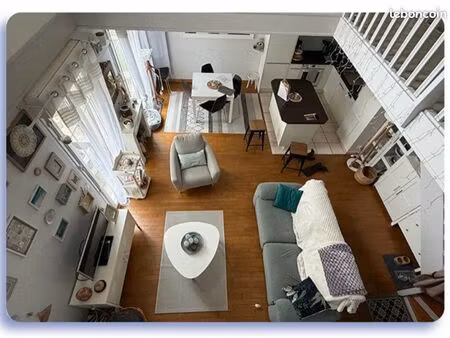 appartement duplex séjour cathédrale