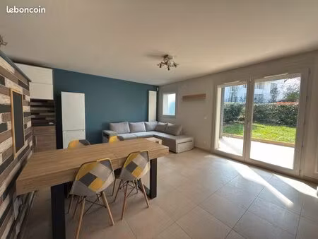 à louer – t3 meublé avec jardins & garage – viry (74580)