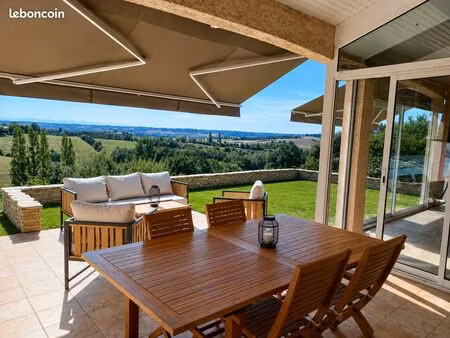 maison 136 m² avec piscine  vue imprenable pyrénées  calme absolu et grand terrain – veilh