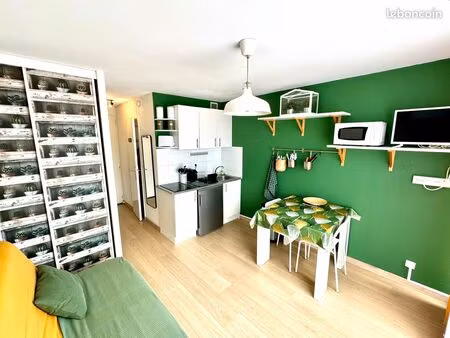location apt clim+parking+piscine au calme à canet de septembre à juin