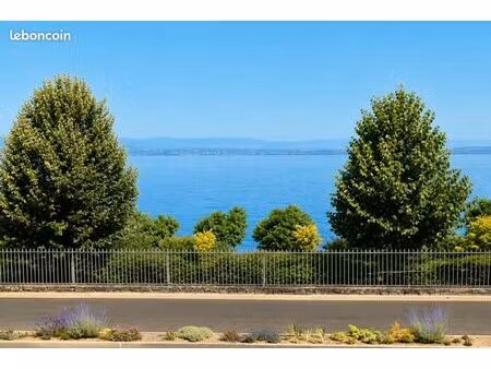 évian-les-bains – t4 de 82 m² avec 44 m² d’extérieurs  garage double et vue sur le lac lém