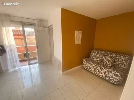 appartement première ligne plage t2 location septembre 2026 - juin 2027