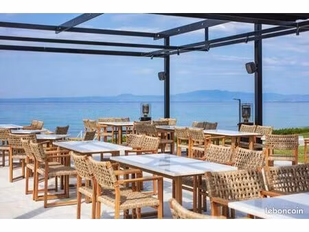 restaurant saisonnier - terrasse et vue mer
