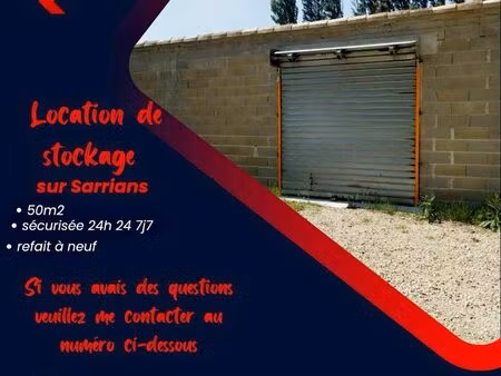 local garage de stockage
