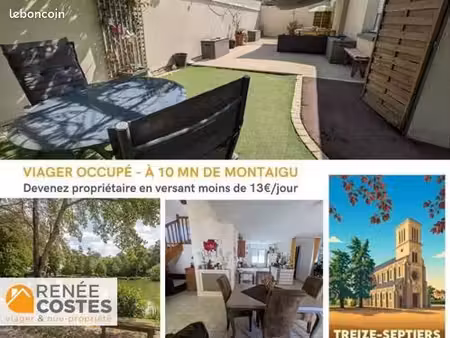 maison en viager 4 pièces 77 m²
