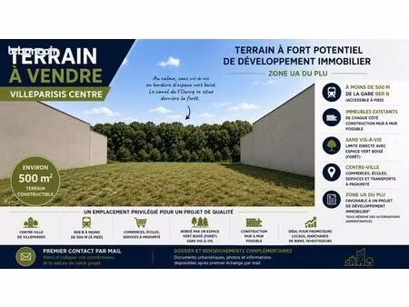 terrain a potentiel de developpement immobilier - villeparisis centre