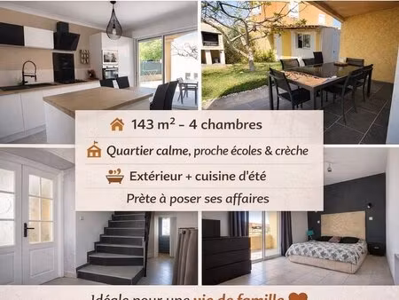 maison familiale 143 m² – 4 chambres