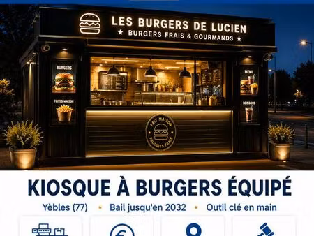 fonds de commerce  restauration  restauration rapide 20 m² yebles