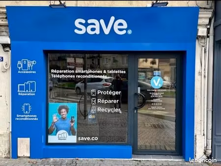 commerce réparation téléphonie enseigne save