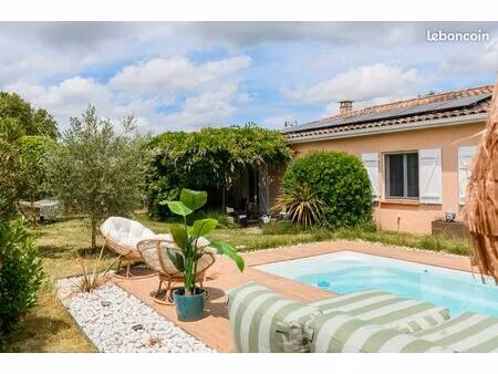 maison contemporaine 100 m² – piscine – panneau solaire – campsas (82370)