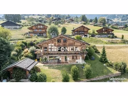 chalet brondex avec piscine interieur vue mont blanc