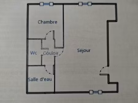 a louer appartement f2 50m² egreville (sud seine et marne 77)