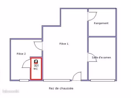 local commercial / bureaux 60 m² proche art sport café et quartier st nicolas