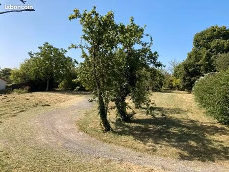 vente terrain constructible jaunay marigny 1382 m²