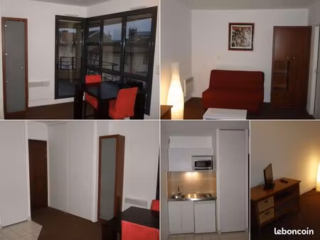 studio meuble 27m² avec terrasse 7m2 limoges