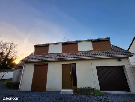 maison 124 m² rénovée — 4 chambres — jardin — gare 500 m — dispo 6 juillet — meulan