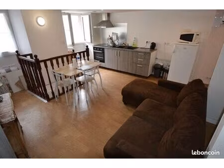 appartement f2- centre ville magnac-laval