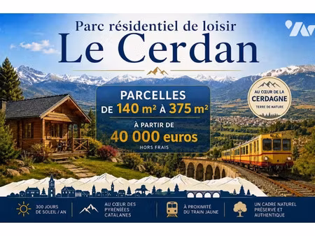 vente terrain 176 m² à saillagouse (66800)  40 000 €