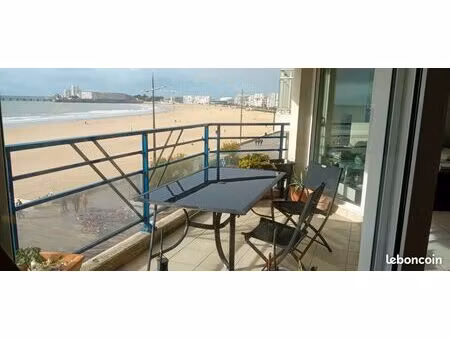 appartement face mer centre plage avec garage et cave