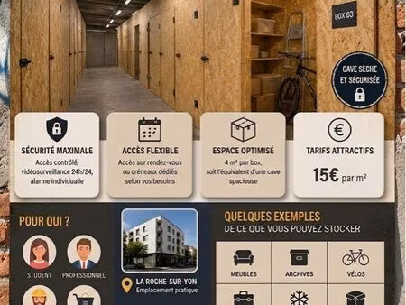 location box stockage garde meuble centre la roche sur yon