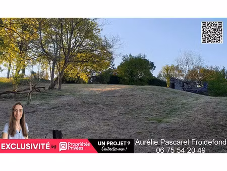 vente terrain 1800 m² à brive-la-gaillarde (19100)  49 990 €