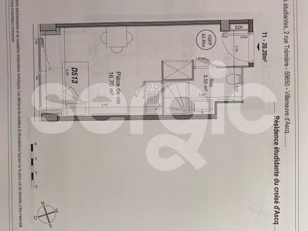 appartement type 1