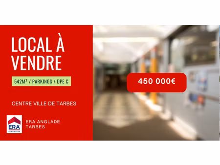 local commercial à vendre à tarbes - 542 m² en bon état  idéal investisseur
