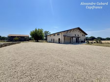 sud reolais - maison en pierre rénovée - 7 chambres - terrain 5 000 m² - piscine - dépenda