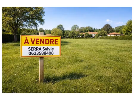vente terrain 1000 m² à margaux (33460)  110 000 €
