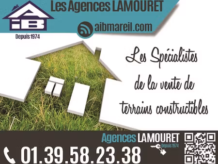 vente terrain 401 m² à saint-germain-en-laye (78100)  450 000 €