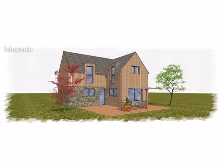 maison pierre et bois